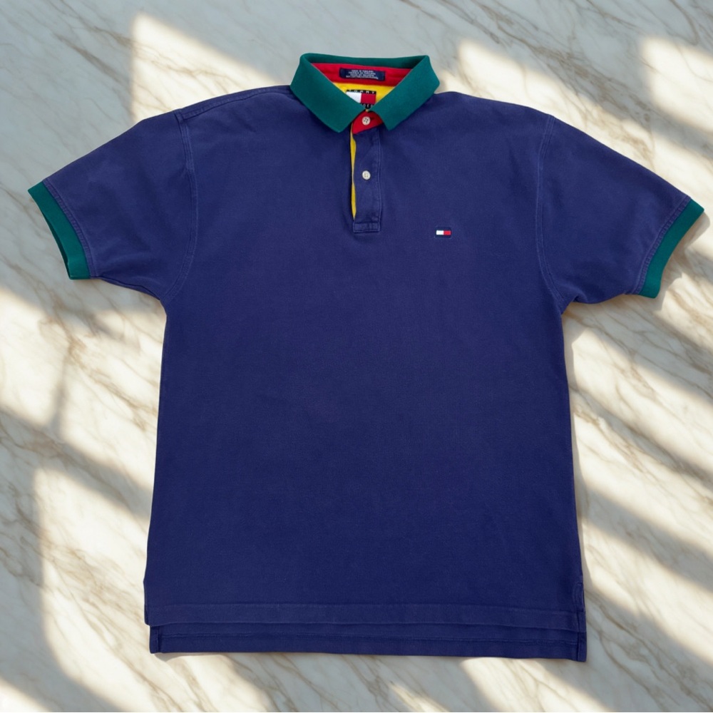 Tommy Hilfiger – Vintage Y2K – Men’s M – Colorblock Polo Shirt